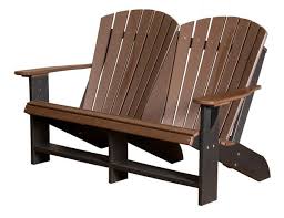 Heritage Double Adirondack Chair By Little Cottage Company Resin Adirondack Chairs Outdoor Adirondack Chairs