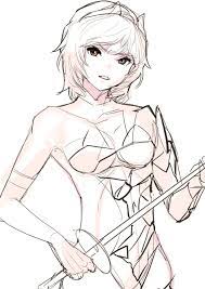 dytm新刊委託中 on twitter black and white girl cartoon anime