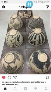 Sgrafitto Ceramics Pottery Pottery Plates