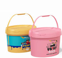 Verified Supplier Oval Shape Plastic Paint Bucket Recyclable ...