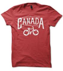Ride Canada Bicycle Tshirt Bike Tshirt Bike Logo Cycling