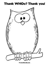 Thank Whoo Thank You Coloring Page Owl Coloring Pages Coloring Pages Halloween Coloring Pages