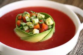 Food Presentation Gazpacho Rezepte Gemusebeilagen