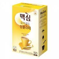 You can see the yellow instant coffee sticks everywhere in korea in . Korean Instant Coffee Mix Maxim Weissgold 400 Sticks Ebay