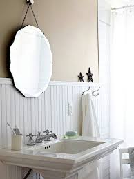 Bathroom Mirror Hanging Over The Paneling This Would Look Great Over Weathered Paneling Bathroom Design Small Small Bathroom Vintage Bathrooms