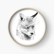 Here are the following steps:step 1: Cartoon Fox Clocks Redbubble