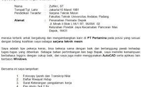 Sebagai anak perusahaan dari pt pertamina (persero), pertamina retail bergerak dalam bidang ritel yang mencakup pengelolaan, pengembangan gambaran tugas dan tanggung jawab 1. Contoh Surat Lamaran Kerja Untuk Pertamina Cute766