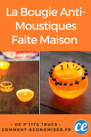 La Bougie Anti Moustiques Faite Maison Que Les Moustiques Detestent Anti Moustique Moustique Fait Maison