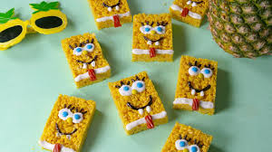 Spongebob Fans Will Flip For These Krispie Treats Recipe Krispie Treats Recipe Kid Friendly Meals Easy Rice Krispie Treats