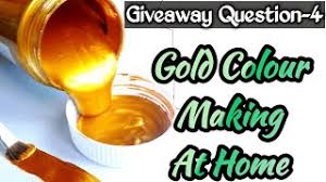 How do you make gold out of yellow food coloring? How To Make A Golden Colour Herunterladen