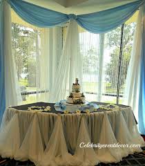 Celebrity Event Decor Llc Cake Table Decorations Table Decorations Cake Table