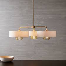 Mid Century 3 Shade Chandelier West Elm Chandelier Shades Interior Lighting Ceiling Chandelier