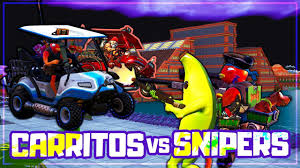 Sniper Vs Carritos De Golf Avalancha De Coches Fortnite Minijuegos Youtube Aquí encontrarás diferentes juegos como el tres en raya, un laberinto. sniper vs carritos de golf avalancha de coches fortnite minijuegos