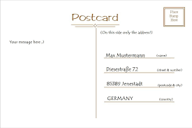 Addresshow to write a postcard. How To Address A Postcard To Germany Postcard Stamps Postcard Messages