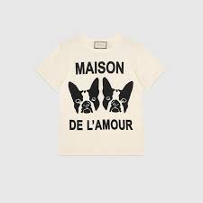 Gucci Maison De L Amour T Shirt With Bosco And Orso Women S Designer Fashion Designer Sweatshirts Shirts T Shirt
