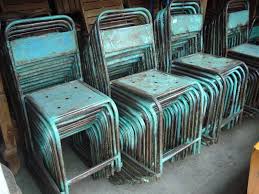 Antique Metal Stacking Chairs Java Bali Sourced On Facebook Metal Stacking Chair Metal Chairs Vintage Garden Decor