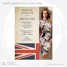 Client Marks Spencer Project Save The Date Invitation Trednygraphics Tregra Graphicdesign In 2020 Save The Date Invitations Marks And Spencer Dresses For Work