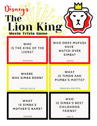 Looking for a disney plus movie? Disney Trivia The Lion King Best Movies Right Now
