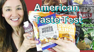 American Taste Test Hersheys Chocolate Milk Herrs Creamy Dill Pickle chips