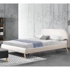 Di seguito tre foto con descrizione per comprendere al meglio il movimento di apertura della rete a doghe della struttura letto con contenitore. Struttura Letto Imbottito Con Testiera 160 X 200 Cm Letto Matrimoniale 2 Piazze Con Rivestimento In Similpelle Bianco En Casa Casa E Cucina Ibs