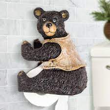 Idesign® classico toilet paper holder and magazine rack. Unique Funny Cute Wall Mounted Bear Toilet Paper Holder