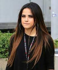 Becky G Beautiful Long Straight Hairstyles To Copy For Teenage Girls Hair And Comb Summer Hair Color Hair Styles Messy Short Hair