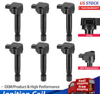 6X Ignition Coil Bobina For 1999-2009 Honda Odyssey Acura V6 3.0/3.2/3.5L  UF242