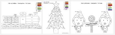 And, if you don't feel like coloring, you can also just print these bookmarks out in. Free Christmas Color By Number