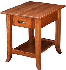 Up To 33 Off Bunker Hill End Table With Drawer Amish Outlet Store Amish Furniture Rustic End Tables End Tables With Drawers