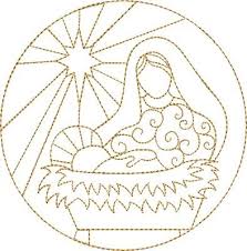 Christmas embroidery kit hand embroidery pattern nativity. Nativity Mary Jesus Embroidery Designs Machine Embroidery Designs At Embroiderydesigns Com Paper Embroidery Embroidery Patterns Vintage Hand Embroidery Patterns