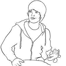 Justin bieber color stylist is a free game for young beliebers, turning you into a fashion design advisor of a huge celebrity! Coloring Pages Of Justin Bieber Coloring Home