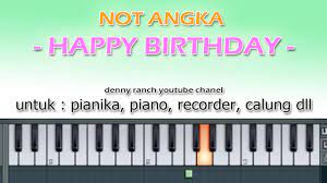 Pelajari cara memainkan happy birthday dengan not angka / chord untuk piano dan keyboard. Not Angka Traditional Happy Birthday Denny Ranch Youtube Chanel Chords Chordify