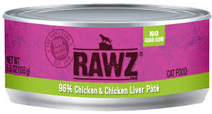 I love the variety of rawz cat food. Rawz 96 Wet Cat Food