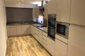 An Innova Luca Gloss Cashmere Handleless Kitchen Couleur De Cuisine Cuisine