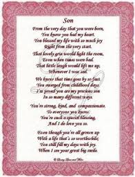 Happy Birthday Poems For Great Sons Son Poem Is About A Special Son Poem May Be Personalized With Sister Birthday Quotes Brother Birthday Quotes Law Quotes