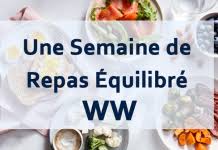 Une Semaine De Repas Equilibre Ww Manger Sainement Recette Recettes De Cuisine Et Repas Equilibre