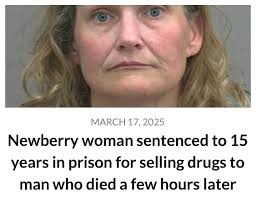 Amanda Ruth Copley, 48, has been sentenced to three concurrent 15-year  prison sentences and four concurrent 5-year sentences after pleading to  seven felonies, including second-degree murder. Link in bio