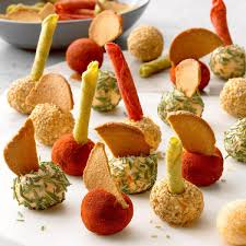 Mini Cheese Balls Recipe Cheese Ball July 4th Appetizers Easy Cold Finger Foods