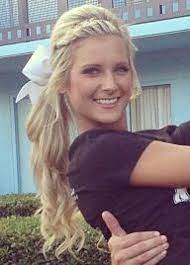 This Is Soo Cute Thinking About Trying This For My Next Cheer Practice Cheer Hair Cheerleading Hairstyles Ball Hairstyles