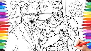 Facebook is showing information to help you better understand the purpose of a page. Iron Man Tony Stark Coloring Pages Coloring Avengers Superheroes Avengers Infinity War Youtube