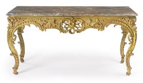 An Early Louis Xv Carved Giltwood Console Table Circa 1735 Antique Console Table French Furniture Console Table