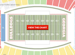 Sanford Stadium Seating Map Auburn Tigers At Georgia