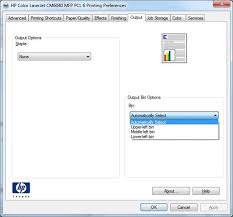 To find the necessary driver you can use site search. Hp Laserjet Mfp And All In One Products Hp Universal Print Driver Bin Options Displayed Incorrectly When Printing Via The Hp Universal Print Driver Upd To A Laserjet Printer And Or Mfp With Multi Bin