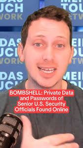 NEW BOMBSHELL REPORTING FROM DER SPIEGEL Mobile phone numbers, email  addresses and even some passwords belonging to top Trump officials  including Mike Waltz, Pete Hegseth, and Tulsi Gabbard have been found  online,