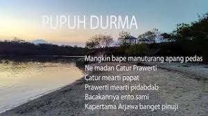 Pupuh durma merupakan salah satu dari 17 jenis pupuh sunda. Contoh Pupuh Durma Masnurul