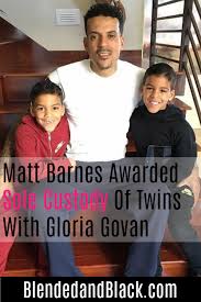 He joined the nbc4 staff in may 2010 as a sports anchor and matt began his broadcasting career at nbc4 as an intern, working in the sports department in the summer of 2007, learning all the ins and out of the. Matt Barnes Awarded Sole Custody Of Twins With Gloria Govan Blended And Black
