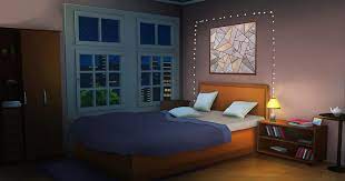 Backgrounds bedroom anime living room background night itemprop=url>selanjutnya</a>. Aesthetic Modern Anime Background Bedroom Night