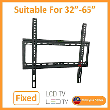 Jika tidak ada sinyal, maka saluran tv. Universal Max 50kg Tv Wall Mount Bracket Fixed Flat Panel Tv Frame Fit For 26 65 Inch Lcd Led Monitor Flat Panel Electronics Tvs Entertainment Systems On Carousell