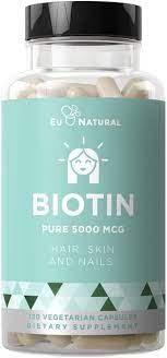 It also helps in anagen and categen phase which provide more 5000mcg would be considered a high dose of biotin. Amazon Com Biotin 5000 Mcg Healthier Hair Growth Stronger Nails Glowing Skin 120 Vegetarian Soft Capsules Health Personal Care