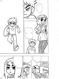 Scott Pilgrim Vol 6 pg 102, in Pat L's Scott Pilgrim Comic Art Gallery Room